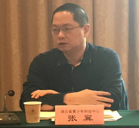 (省青少年科技中心主任张翼讲话)
